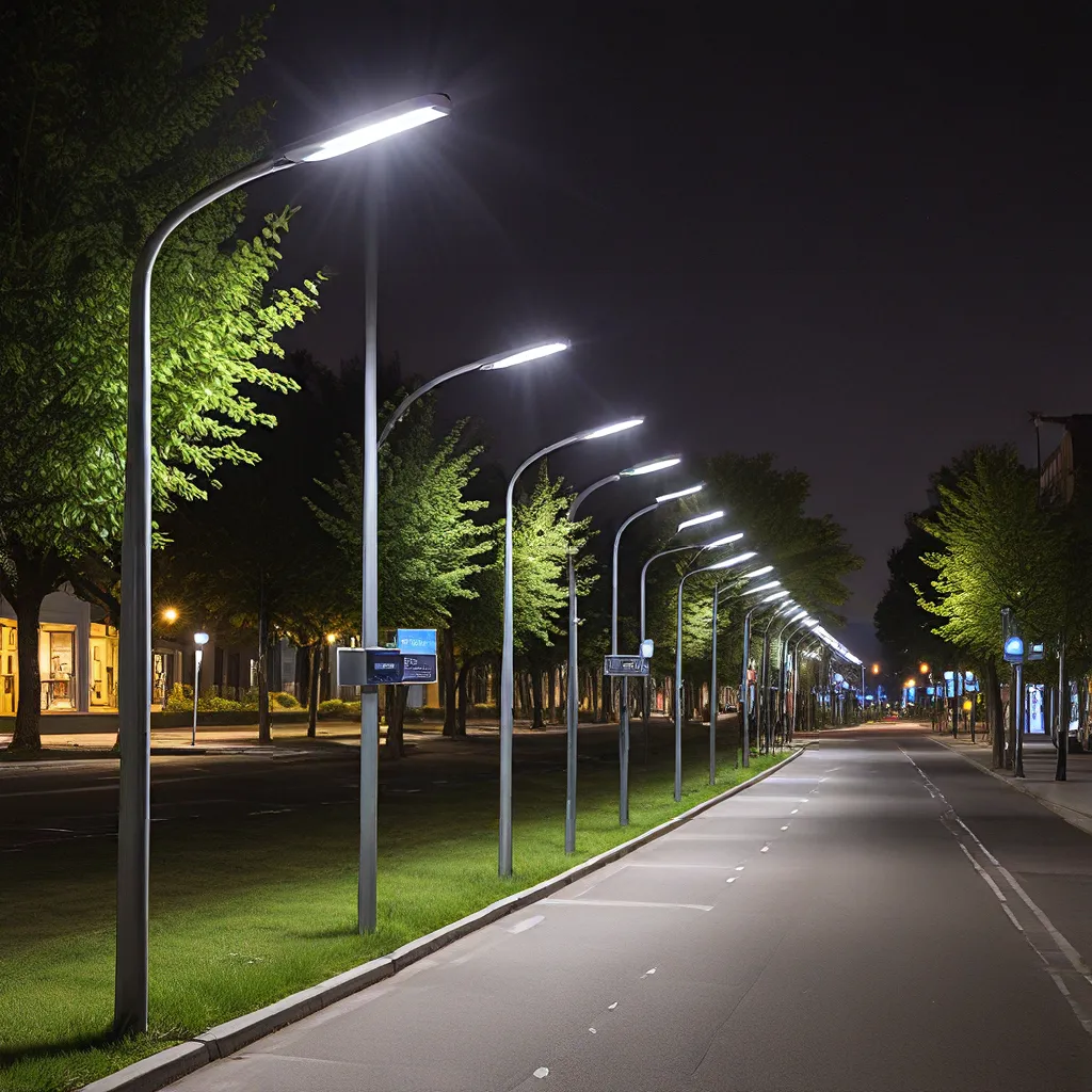 Illuminating the Future: Solar-Powered Street Lights for Sustainable Mobility