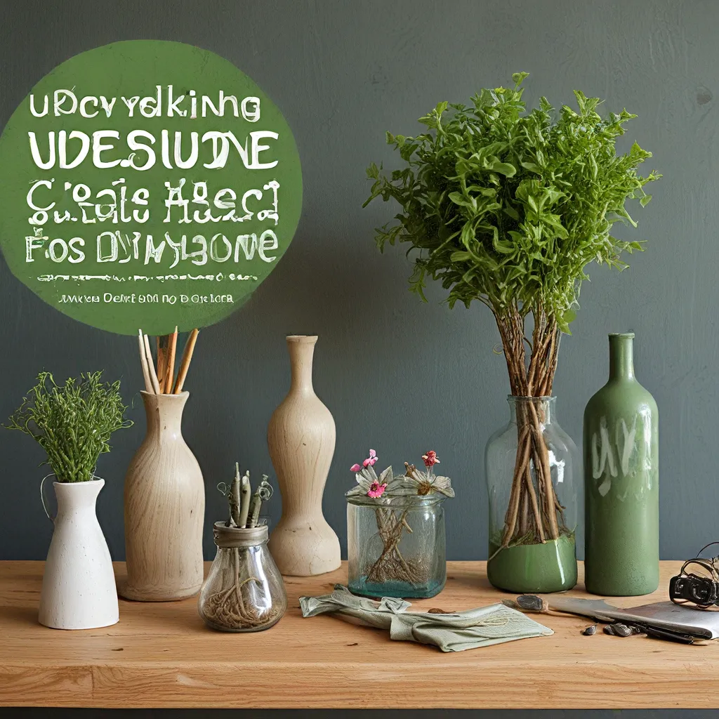 Upcycling Unleashed: Creative DIY Projects for a Greener Home